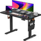 48x24 Inch Electric Standing Desk Adjustable Height with Storage Bag, Ergonomic Computer Stand Up Desk Table with Headphone Hook for Home Office - Walmart.com