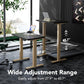 Kyspho Electric Standing Desk with 4 Memory Height Settings, 32" Small Height Adjustbale Desk, Sit Stand Up Desk for Home Office, Black + Gold
