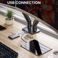 Keyboard Tray Under Desk, 360 Adjustable Ergonomic Sliding Keyboard Mouse Tray, Black
