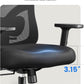 Home Office High Back Chair Mesh Lumbar Support, Swivel Computer Desk Chair with Adjustable Armrest, Max 300lbs - Walmart.com