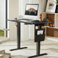 48x24 Inch Electric Standing Desk Adjustable Height with Storage Bag, Ergonomic Computer Stand Up Desk Table with Headphone Hook for Home Office - Walmart.com