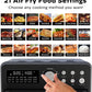 1600W 16QT Air Fryer Toaster Smart Oven 21-in-1 Countertop Convection with Dehydrate and Reheat