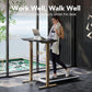 Kyspho Electric Standing Desk with 4 Memory Height Settings, 32" Small Height Adjustbale Desk, Sit Stand Up Desk for Home Office, Black + Gold