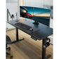 Height Adjustable Electric Standing Desk, 55 x 28 Inches Sit Stand up Desk, Memory Computer Home Office Desk, Black - Walmart.com