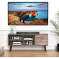 Retro TV Stand Unit with Storage Cabinet for TVs up to 55 inch, Mid Century Modern TV Entertainment Center with Shlef for Media, Wood TV Console Table for Living Room Bedroom, Grey Wash - Walmart.com