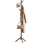 Wooden Coat Rack Stand with 3 Height Options and 8 Hooks, Clothes Hanger Hall Tree Rack for Home, Office, Bedroom, Hallway - Walmart.com