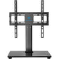 Universal Table Top TV Stand Swivel, TV Stand Mount for 32-60 inch LCD LED TVs, Height Adjustable with Tempered Glass Base, Max 400x400mm, Holds up to 88lbs