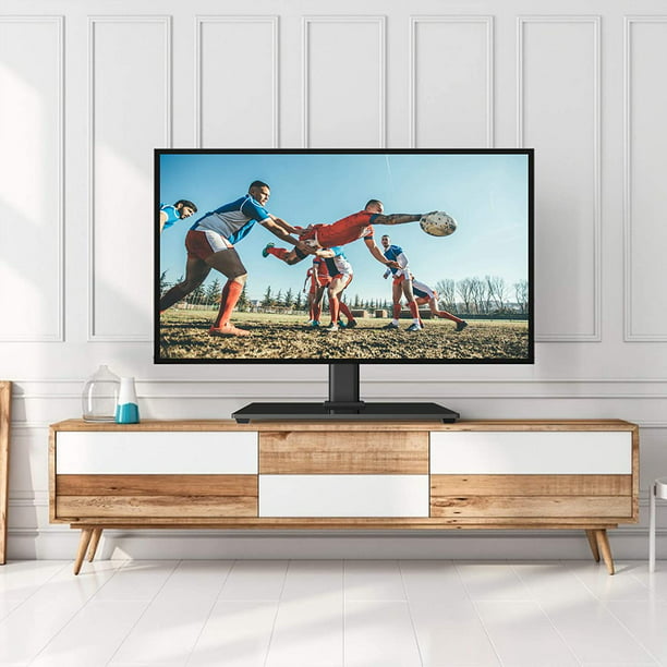 Universal TV Stand, Table Top TV Stand for 32-55 inch LCD LED TVs, Height Adjustable TV Base Stand with Tempered Glass Base Wire Management, Max 400x400mm - Walmart.com