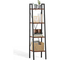 Ladder Shelf Bookcase, Bookshelf 4 Tier, Plant Flower Stand, Multipurpose Organizer Rack for Home, Office, Living Room, Balcony, Bedroom - Walmart.com