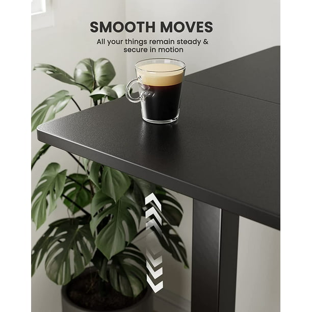 Height Adjustable Electric Standing Desk, 55 x 28 Inches Sit Stand up Desk, Memory Computer Home Office Desk, Black - Walmart.com