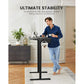 Electric Standing Desk with Keyboard Tray, Adjustable Height Sit Stand Up Desk, Home Office Desk Computer Workstation 55x28 Inches, Black - Walmart.com
