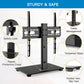 Universal TV Stand, Table Top TV Stand for 32-55 inch LCD LED TVs, Height Adjustable TV Base Stand with Tempered Glass Base Wire Management, Max 400x400mm - Walmart.com