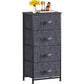 4 Drawer Fabric Dresser Storage Tower, Dresser Chest with Wood Top, Removable Storage Cabinet, Organizer Unit for Closets Bedroom Nursery Room Hallway - Walmart.com