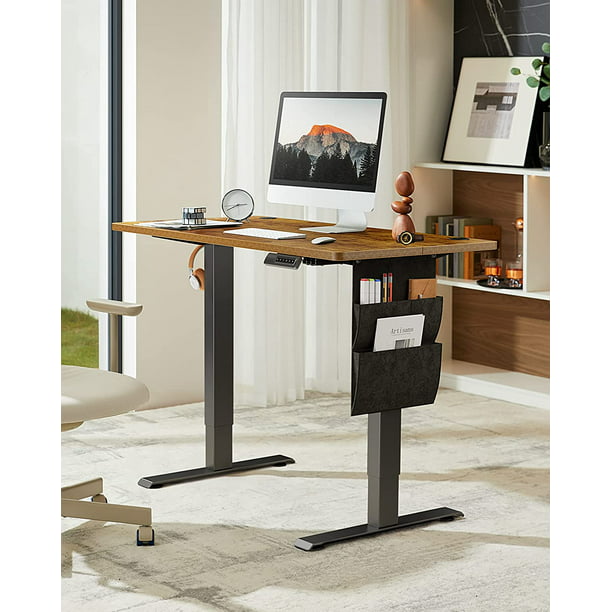 48x24 Inch Electric Standing Desk Adjustable Height with Storage Bag, Ergonomic Computer Stand Up Desk Table with Headphone Hook for Home Office - Walmart.com