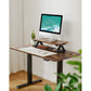 ‎55x24 Inch Electric Standing Desk with Monitor Stand Height Adjustable, Computer Stand Up Desk Table for Home Office , Rustic - Walmart.com