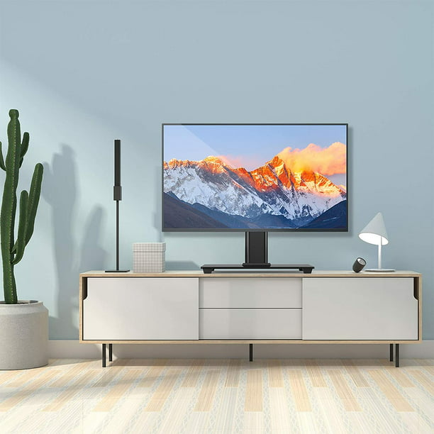 Universal TV Stand, Table Top TV Stand for 32-55 inch LCD LED TVs, Height Adjustable TV Base Stand with Tempered Glass Base Wire Management, Max 400x400mm - Walmart.com