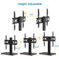 Universal TV Stand, Table Top TV Stand for 32-55 inch LCD LED TVs, Height Adjustable TV Base Stand with Tempered Glass Base Wire Management, Max 400x400mm - Walmart.com